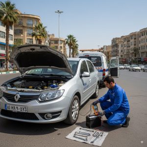 تعویض باتری رنو در محل تهران با تستر و ابزار تخصصی