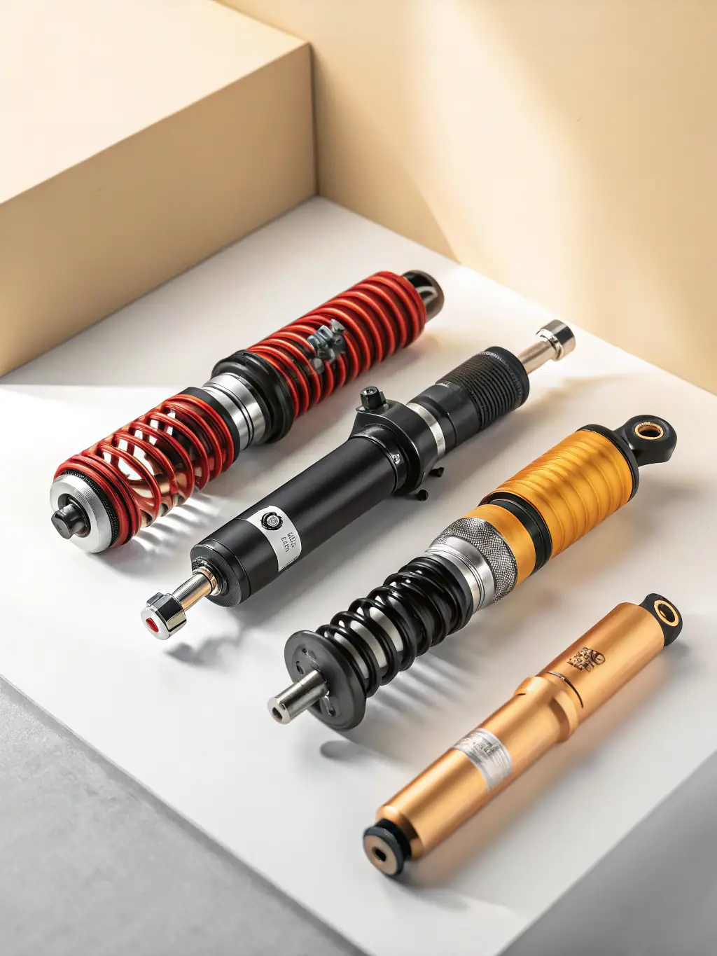 A Renault parts and accessories counter with a wide selection of genuine Renault parts and accessories on display.