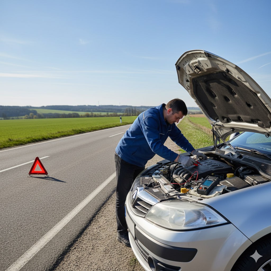 راهنمای عیب‌یابی روشن نشدن رنو با بررسی باتری و پمپ بنزین