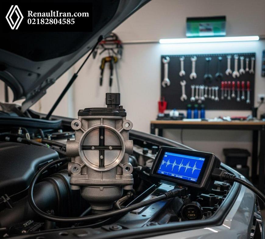 ریست دریچه گاز برقی رنو با OBD و رعایت نکات ایمنی باتری